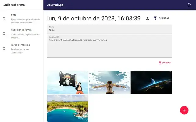 Proyecto Aplicación de Notas