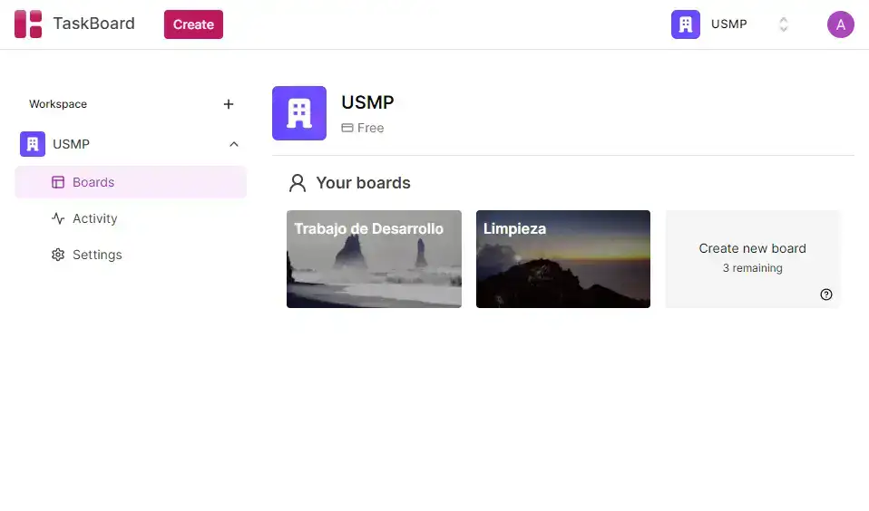 Proyecto Taskboard